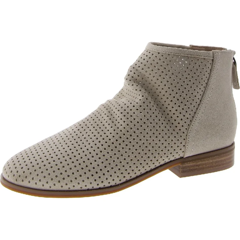 CAILIAN Womens Leather Pointed toe Ankle Boots Casual Loafer Style          