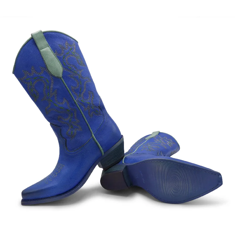 CEFAL - Blue/Jade Bespoke Shoe Aesthetic 