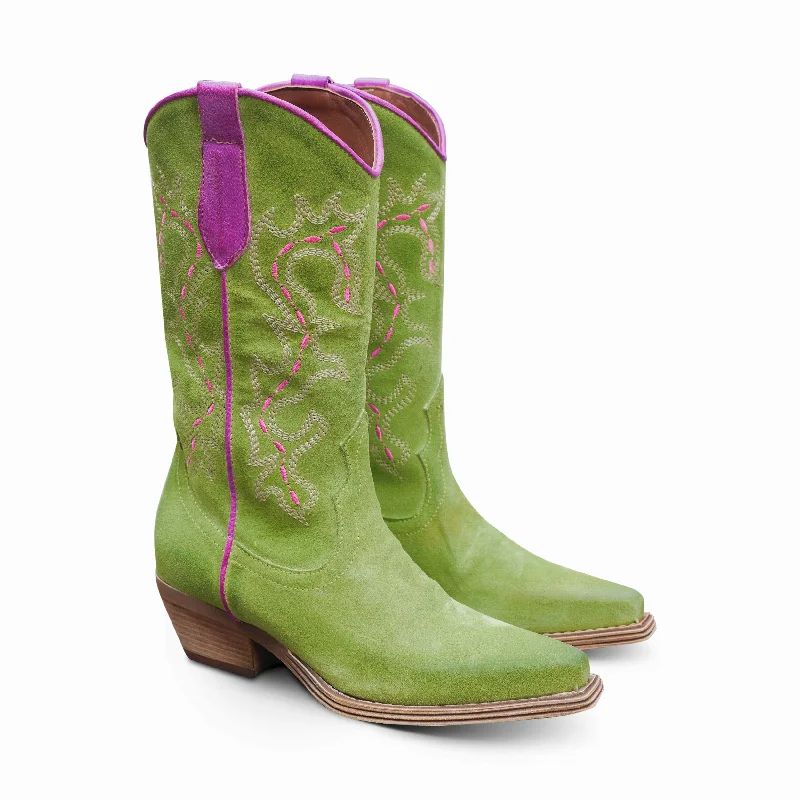 CEFAL - Lime + Viola Ivy League - Inspired Derby Look 