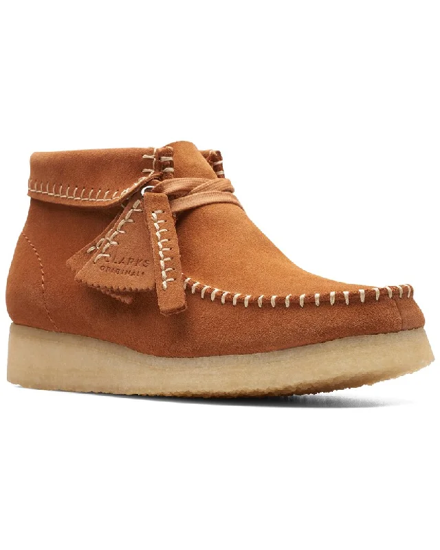 Clarks WallaBt Stitch Suede Boot Sustainable Shoe Design  