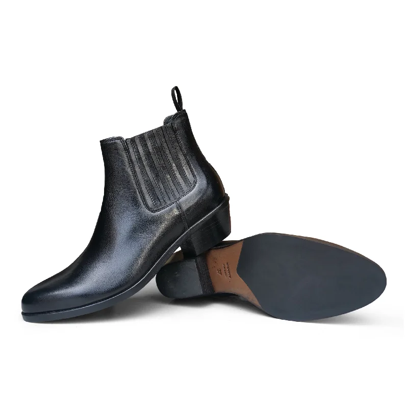 D330 - Bitols Nappa Nero Performance Running Sneaker Look  