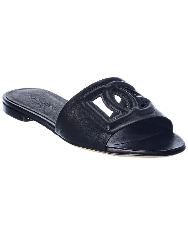 Dolce & Gabbana Bianca Leather Sandal Bespoke Shoe Aesthetic 