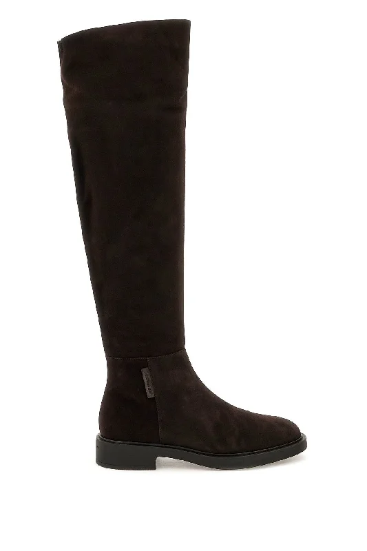 Gianvito Rossi Women's 'Lexington' Cuissardes Boots Ankle - High Military Boot Style Gianvito Rossi Women's 'Lexington' Cuissardes Boots Ankle - High Military Boot Style