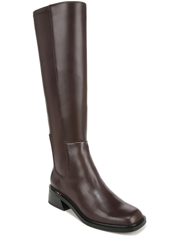 castagno wide calf leather