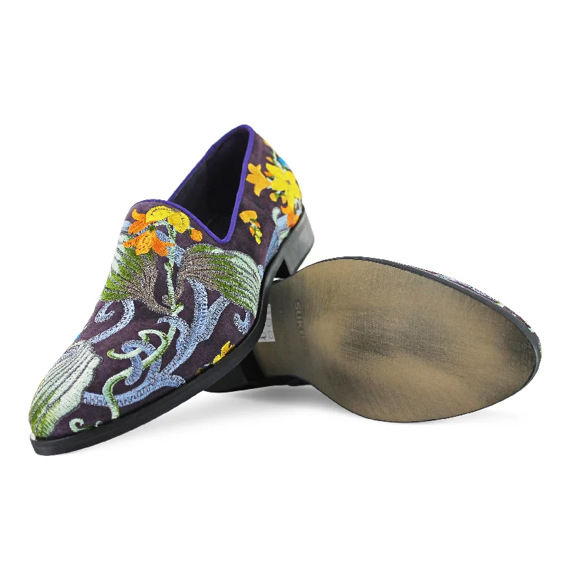 Got 21 Part III - Elysium Gardens Viola Retro Plimsoll Style  
