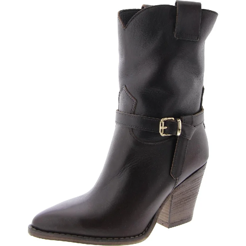 HARDY Womens Buckle Pointed Toe Booties Hemp - Material Shoe Style  