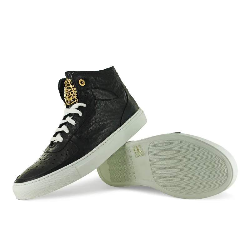 HONOUR23F - Fantasy Nero Suede Desert Boot 