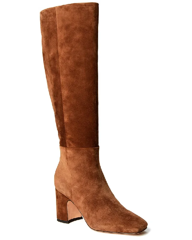 J.McLaughlin Louisa Suede Boot Edwardian Shoe Look  