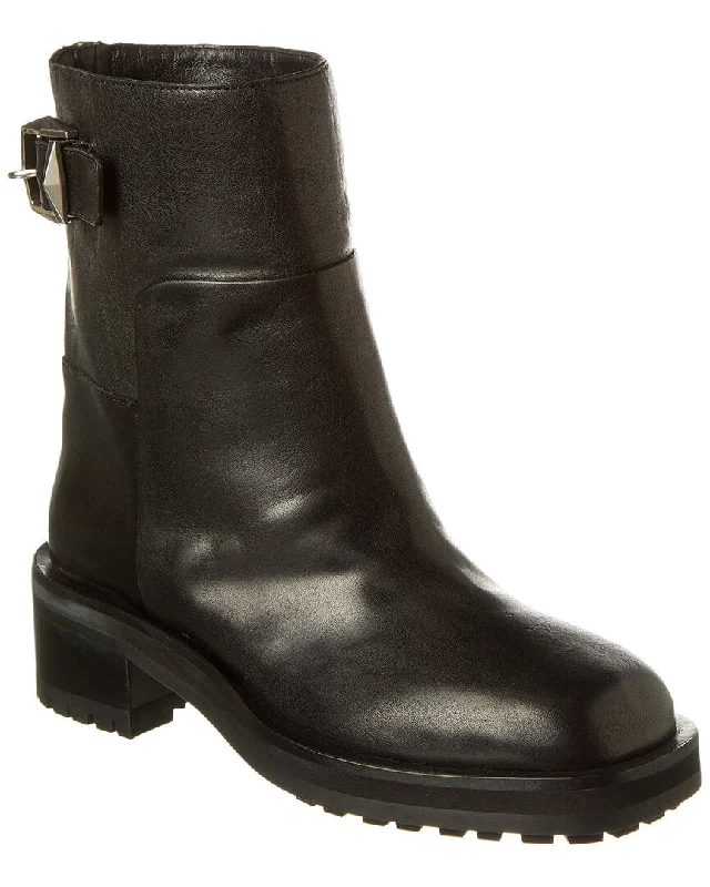 Jimmy Choo Brooklyn Leather Boot Artisan - Crafted Loafer Style  