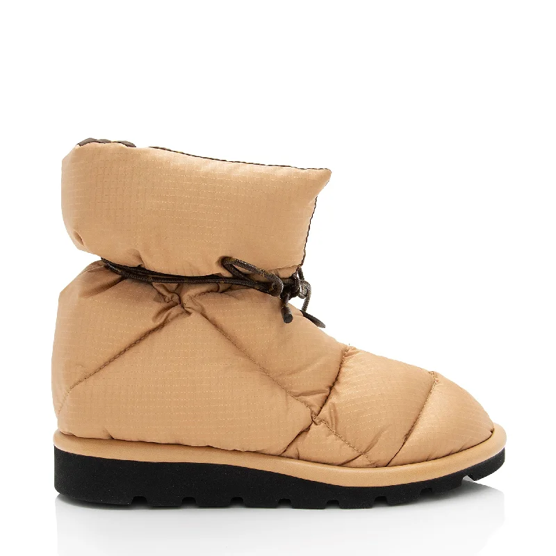 Louis Vuitton Monogram Nylon Pillow Comfort Boots Desert Boot Utility Style  