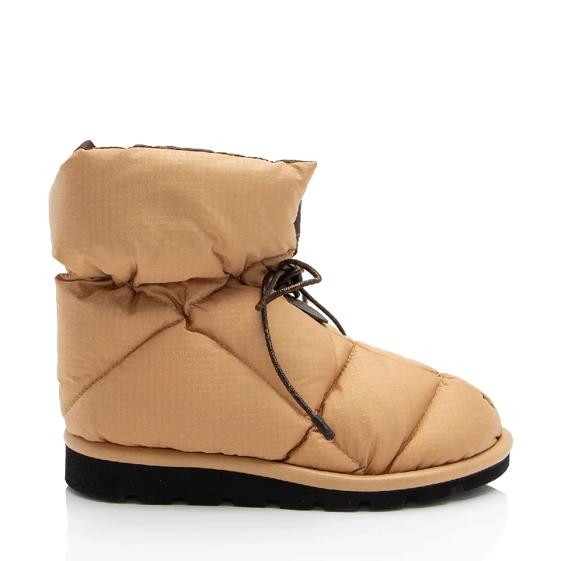 Louis Vuitton Monogram Nylon Pillow Comfort Boots Casual Loafer Style          