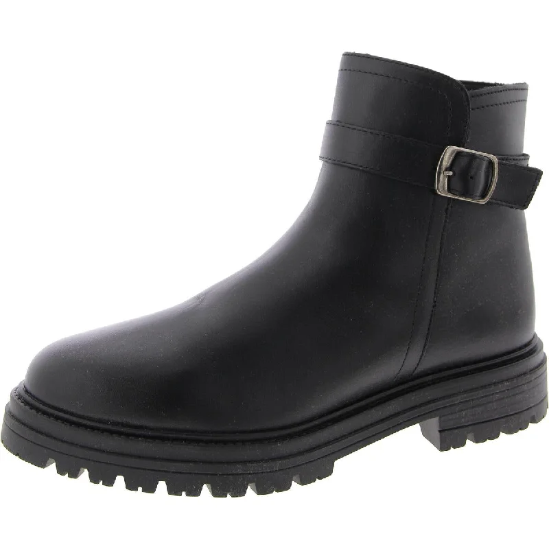 Maezy Womens Zipper Ankle Boots Skateboarding Sneaker Style  