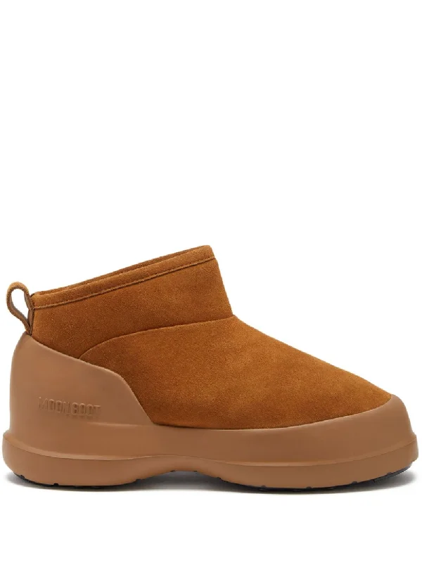 Moon Boot Capsule Women's Boots Leather Edwardian Shoe Look  