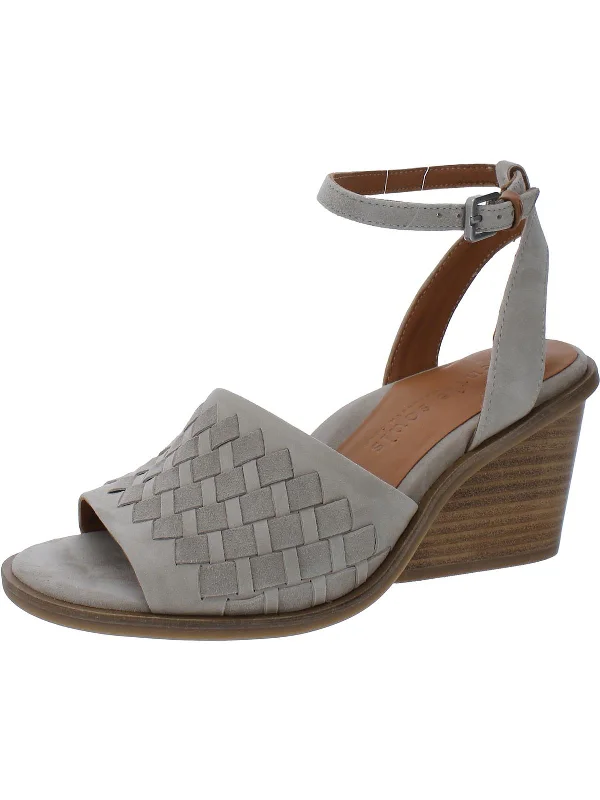 Nada Womens Woven Slingback Sandals Memory - Foam Slipper Look  