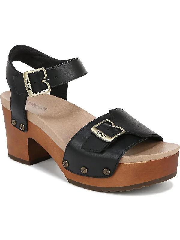Original Love Womens Leather Slip On Block Heel Artisan - Crafted Loafer Style  