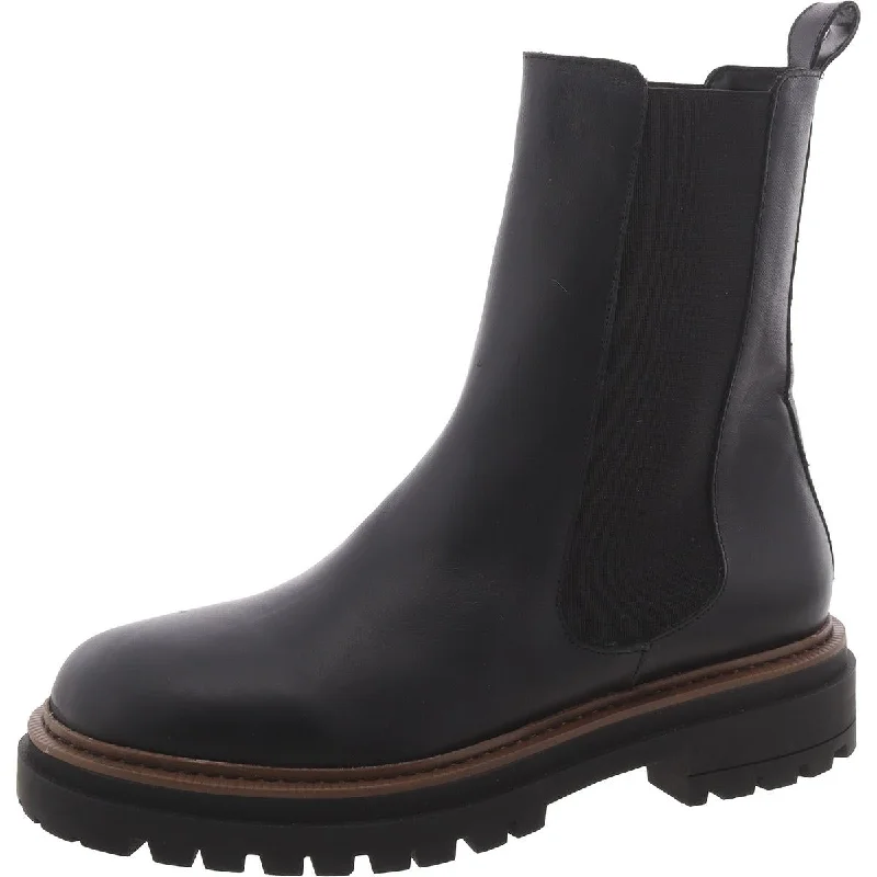 Presleyy Womens Leather Water Resistant Chelsea Boots Performance Running Sneaker Look  