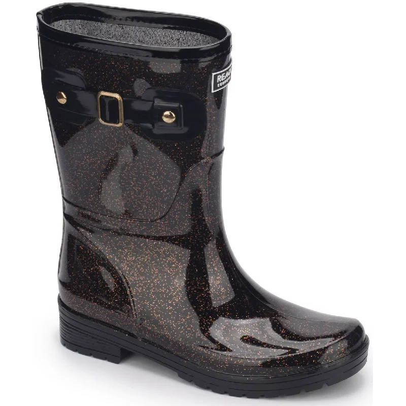 Rain Buckle Glitter Womens Glitter Rain Boots Wingtip Oxford Design 