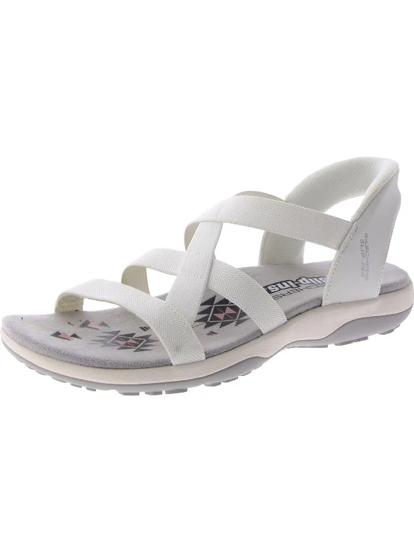 REGGAE SLIM Womens Comfort Insole Synthetic Slingback Sandals Paisley Print Shoe Design  
