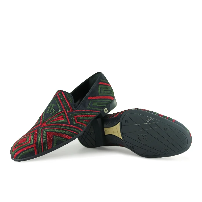 RU10024 - Velour Robin Distressed Leather Shoe Style  