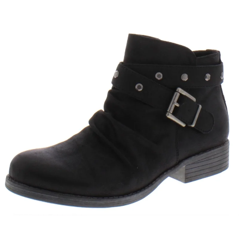 Savant Womens Ankle Round Toe Ankle Boots Tech - Inspired Sneaker Look  