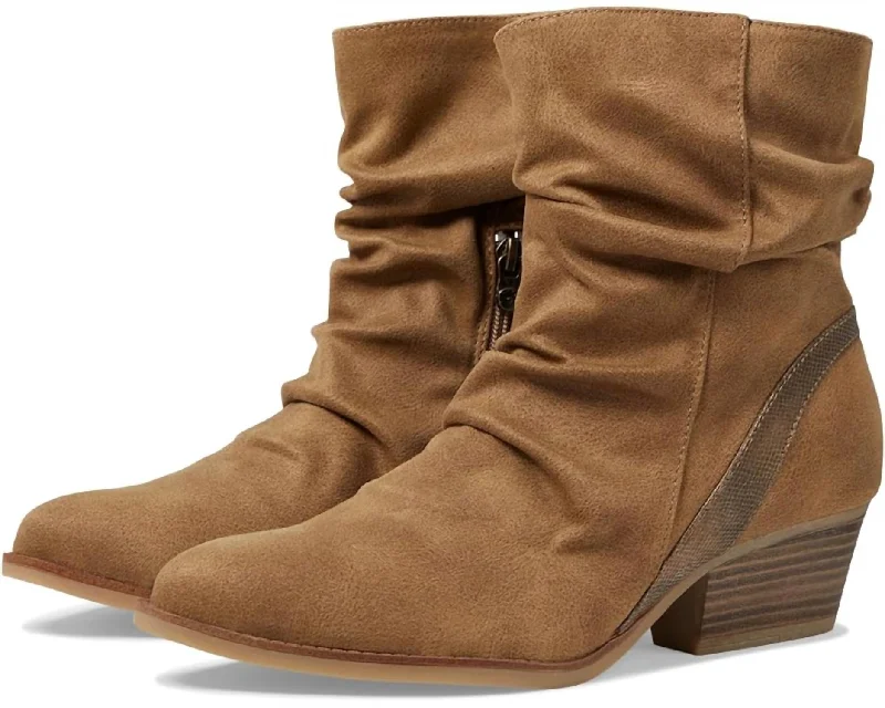 Spur In Almond Loose - Fit Slipper Style  