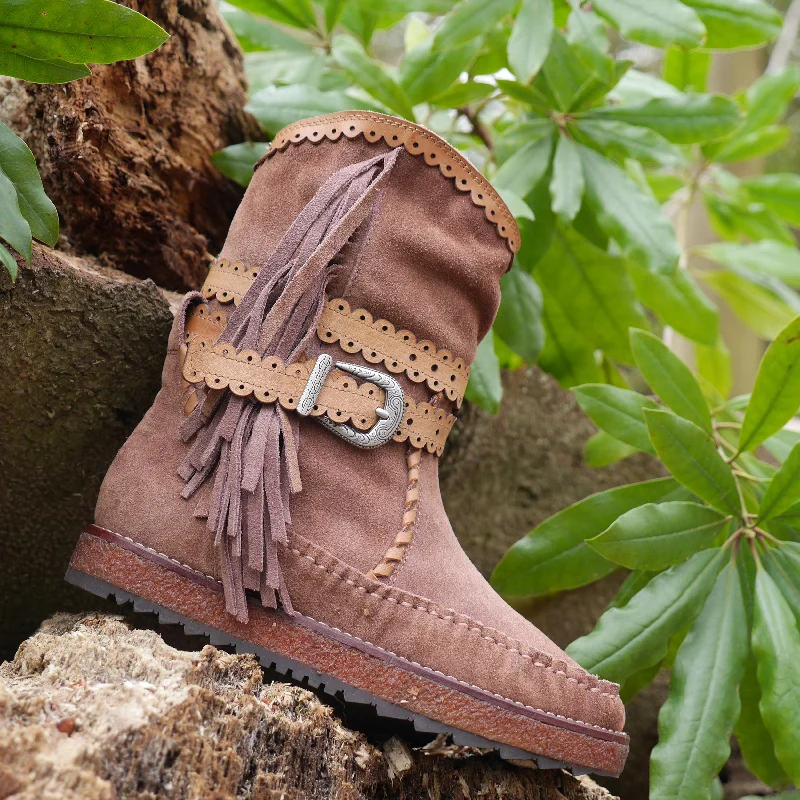 TU1510 -Tobacco Two - Tone Shoe Design  
