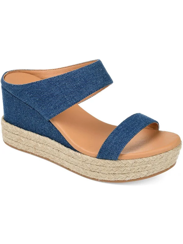Womens Casual Slip On Espadrilles Vintage Oxford Appeal 