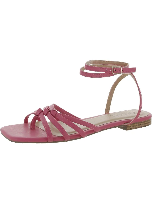 Womens Comfort Insole Manmade Flatform Sandals Elastic - Sided Chelsea Look  