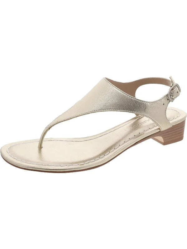 Womens Leather et Thong Sandals Slide Sandal Beach Style  