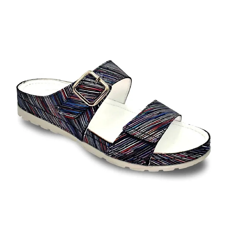 Women's Palma Sandal In Black Stripe Hiking Boot Durability Style  
