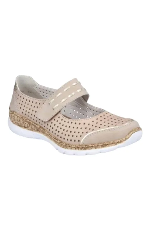 Women's Rieker Nikita 57 Shoe In Cliff Quick - Dry Hiking Shoe Style   