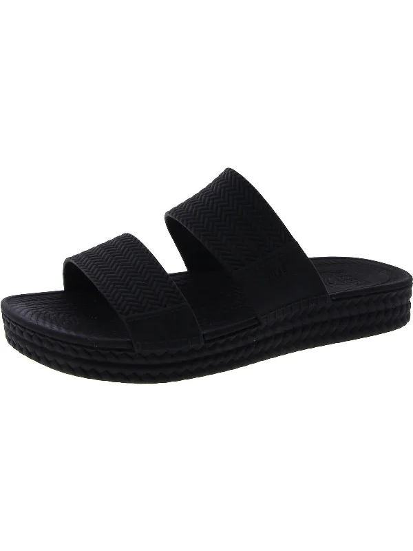 Womens Slip On Open Toe Slide Sandals Artisan - Crafted Loafer Style  
