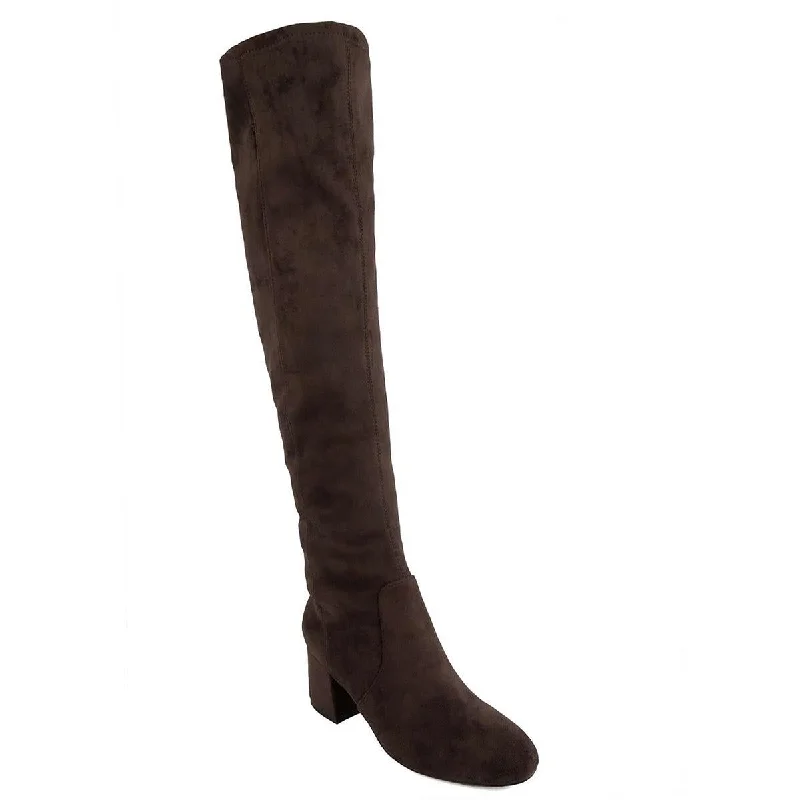 Womens Zipper Dressy Over-The-Knee Boots Combat - Inspired Military Boot Look  